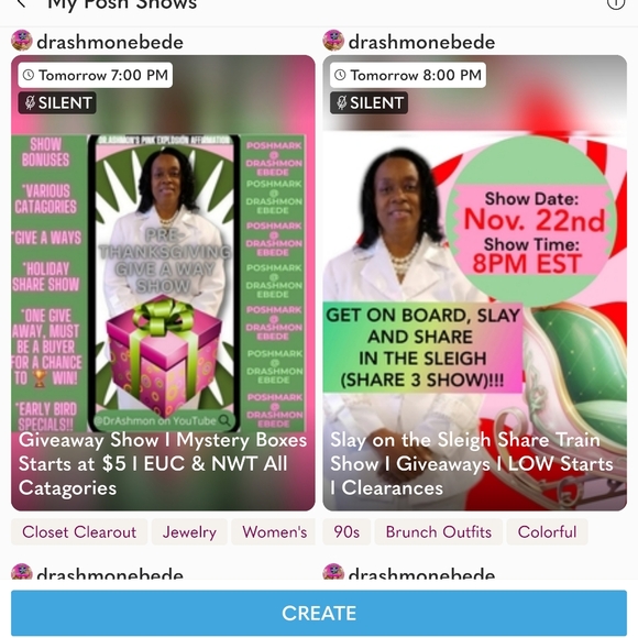 LIKE NOTIFICATIONS OF SPECIAL POSH SHOWS I Giveaways I Free GIFTS IFREE Bonuses - Picture 9 of 17